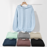 Sweats à capuche vierges Sweat à capuche court en molleton de coton lourd de haute qualité Hommes Logo personnalisé Pull à capuche surdimensionné Survêtements unisexes