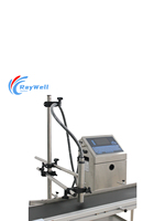 Nouvelle imprimante jet d'encre CIJ à tête d'impression à solvant, écran tactile, 320 m/min, imprimante de cartes flexographique multifonction pour supports souples