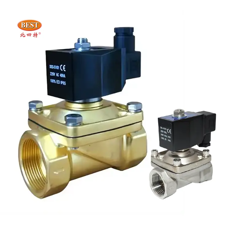 Good Price Z101 2 Way diaphragm electric water Vacuum air coil 12V 24V dc 110V 220V ac Brass Solenoid Valve