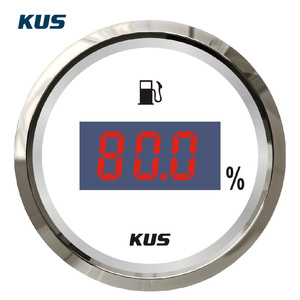 เกจวัดน้ำมันดีเซลแบบดิจิตอล LCD ขนาด 52 มม. 12/24V DC 316SS IP67 0~190Ohm 0~100% สำหรับเครื่องกำเนิดไฟฟ้าทางทะเล รุ่น KUS <span class=keywords><strong>CEFR</strong></span> - Product Image 5