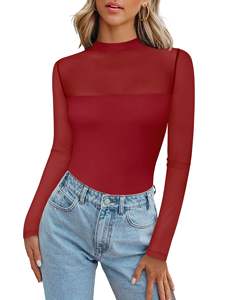 <span class=keywords><strong>Blusa</strong></span> de Mujer <span class=keywords><strong>con</strong></span> Estampado Floral y de Leopardo, OEM y ODM, <span class=keywords><strong>con</strong></span> Malla <span class=keywords><strong>Transparente</strong></span>, Encaje Sexy Bordado, Cuello Alto Simulado, Camiseta Interior <span class=keywords><strong>Negra</strong></span> - Product Image 6