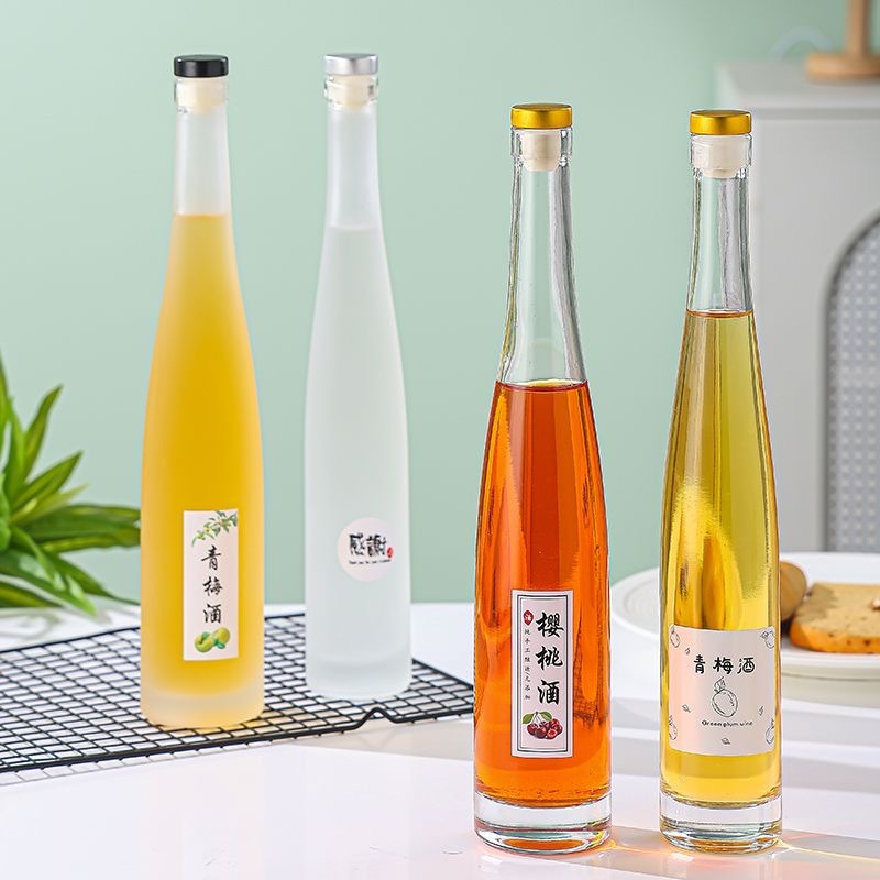 Glass Decanter Fruit Liquor Vodka Whiskey