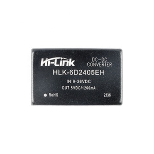 Module d'alimentation isolé Hi-Link DC-DC 24V vers 5V avec protection contre les courts-circuits, compatible avec URB2405ZP-6WR3 HLK-6D2405EH - Product Image 1
