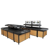 Custom Design Houten Supermarkt Planken Fruit Stand Winkel Plank Fruit Rack Display Plank Standaard Voor Groenten