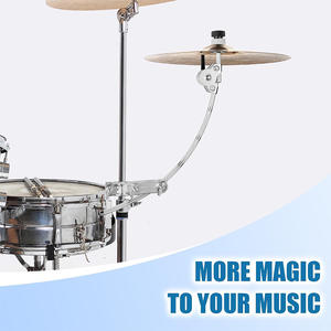 Brazo Curvo para Platillos con Manivela de Trinquete y Parte Superior Móvil, 360° ° Soporte de Extensión para Platillos Splash, Crash y de Efectos - Product Image 6