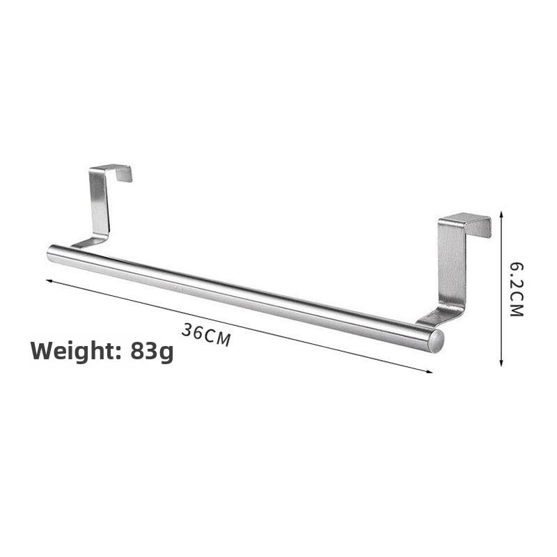 silver Hanging Towel Rack-Large