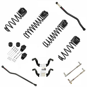 Kit de levage à ressorts hélicoïdaux en acier KEJKS de 4 pouces pour Jeep Wrangler JL 4x4 2007-2018 - <span class=keywords><strong>Suspension</strong></span> noire de haute qualité - Garantie de 2 ans - Product Image 1