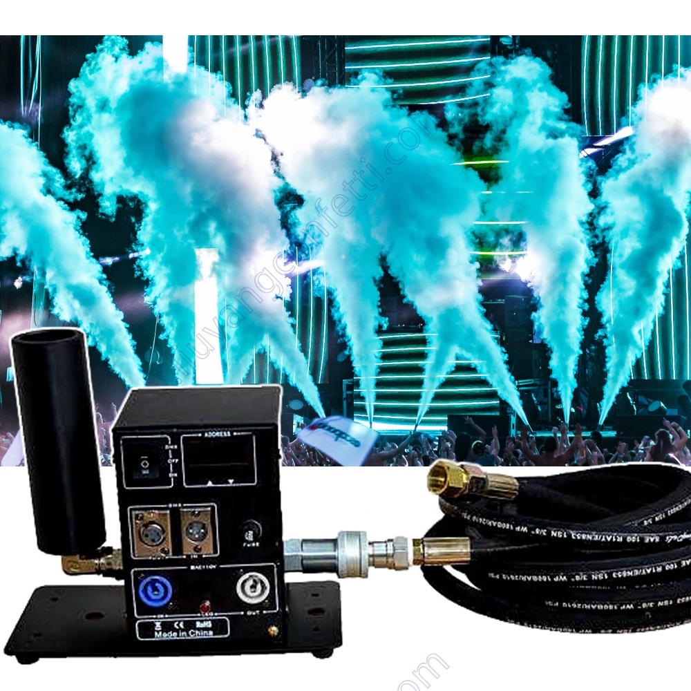 Вечеринка Dj Concept дымовая Вечеринка ночной клуб бар Dmx контроль Cannon супер Сценический Эффект диско Cryo Co2 струйная машина