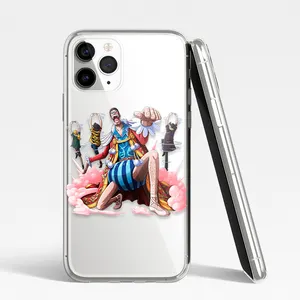 Anime One Piece Klarer UV-Druck TPU Material Handy hülle für iPhone 12 Pro Max Transparente schlanke Handy hülle