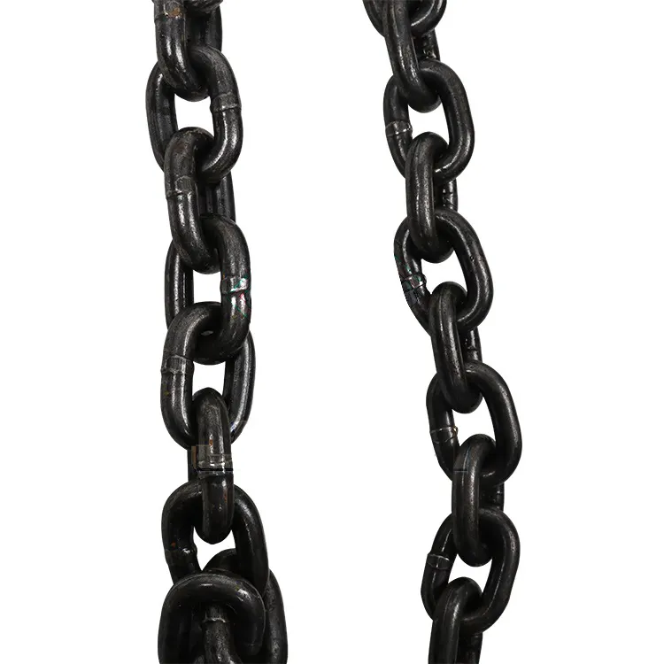G80 catena di carico con catena a maglie in acciaio di sollevamento di grandi dimensioni 20mm 22mm catena