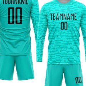 Ensemble de maillots et shorts de football à manches longues, tenue de football légère et performante pour l'entraînement, les matchs et les sports - Product Image 4