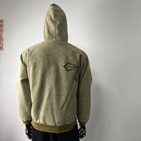 Veste de haute qualité avec broderie patchwork effet délavé à l'acide