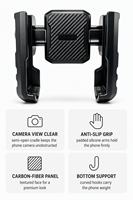 Support de téléphone pour vélo sans pince, support GPS semi-ouvert pour vélo de montagne, moto, vélo électrique, PC+ABS JG-396