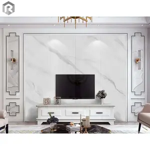 Realgres Porcelain Slab Polished Floor Tiles Sintered Stone Manufacturer 800*2600*9 Large Format Marble Look Slabs