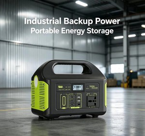 Estación de Energía Portátil Multifuncional, Generador Solar MPPT de Onda Sinusoidal Pura para Laptop y Hogar con Luz LED - Product Image 1
