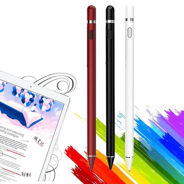 Promotion 1024 Stylus Pencil Universal Thin Tip Touch Screen Pen for Samsung Lenovo Active Pen Charging Metal Plastic Material