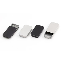Boîte en métal rectangulaire personnalisée avec couvercle pour vernis à ongles, cosmétiques, petits échantillons, emballage OEM, logo, vente en gros, fournisseur d'usine