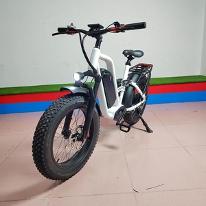มอเตอร์ 1000W แบตเตอรี่ 52V 22Ah ระบบกันสะเทือนเต็มรูปแบบ โครงอะลูมิเนียม ยางอ้วน จักรยานไฟฟ้าแบบ Step-Through รุ่น V1 V1 - Product Image 6