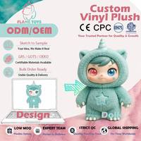 Figurine Goblin à Oreilles Pointues en Vinyle et Peluche, Moulée par Injection, pour Collectionneurs – Boîte Mystère Personnalisée Art Toy Maker