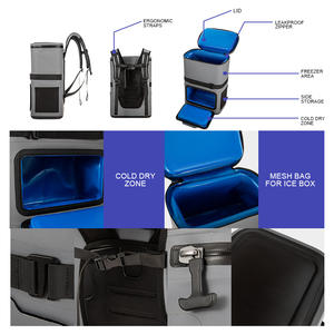 Mochila Nevera Premium con Cierre Magnético, Retención de Hielo de 24 Horas, Bolsa Aislada con Zona Frí<span class=keywords><strong>a</strong></span> y Seca Amplia para Alimentos y Bebidas - Product Image 6