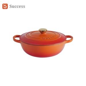 Olla de Hierro Fundido Esmaltado, Olla Holandesa con Tapa, Gran Capacidad, Apta para <span class=keywords><strong>Horno</strong></span>, Utensilios de Cocina de Inducción - Product Image 3