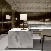 Vitrines murales de style européen symétriques blanches pour bijouterie, conception personnalisée pour toute la boutique, avec îlot central
