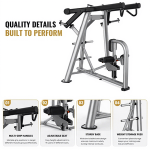Máquina Comercial de Polea Horizontal y Remo Sentado Directa de Fábrica, Equipo de Gimnasio al por Mayor, Bajo MOQ, OEM, CE - Product Image 2