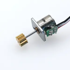 8mm 3.7 Volt DC Stepper Motor With Custom Spur Gear 800pps Micro Stepping Motor