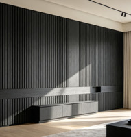 Panneaux muraux Spock et revêtement extérieur résistant aux intempéries avec un design moderne, installation facile, utilisation en extérieur
