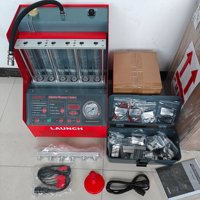 Limpiador y Probador de Inyectores LAUNCH CNC602A para Gasolina con Transformador de 220V, 1 Año de Garantía, Pantalla Digital