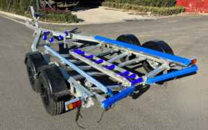 <span class=keywords><strong>Remorque</strong></span> de <span class=keywords><strong>bateau</strong></span> en aluminium à essieux tandem de 20 pieds avec frein hydraulique, styles Poly Bunks, VIN DOT CE OEM acceptable - Product Image 3