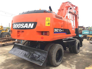 Excavadora de ruedas Doosan usada 210w-7 para gran venta Original Doosan 210w-7 en venta Doosan usado 2017 - Product Image 5