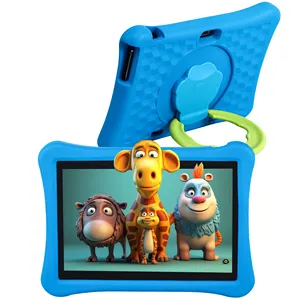 Veidoo Tablet Android para crianças 10 polegadas 8GB (4+4 Expandir) Ram 64GB ROM Tablet PC com estojo EVA à prova de choque Aplicativo de Controle dos Pais