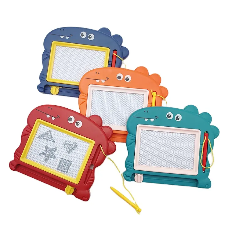 Promotional gift kids educational erasable writing tablet mini plastic doodle sketch easel pad small magnetic drawing board toy