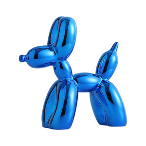 Famosa resina di piccole dimensioni in stile americano galvanico piccolo cane palloncino per soggiorno armadietto del vino decorazione mobile <span class=keywords><strong>TV</strong></span> - Product Image 5