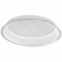 Couvercle jetable en plastique de haute qualité, vente directe d'usine, pour conteneur rond, hôtel, pique-nique, mariage, restaurant, utilisation à emporter
