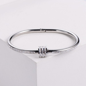 Bracelet en acier inoxydable Armreif Rostfrei Stahl Dubai love Friendship Indian, bracelet en or rose 18 carats, bracelet en acier inoxydable de créateur - Product Image 2