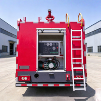 Nouveau camion-citerne diesel 4x2 pour la lutte contre les incendies, véhicule de sauvetage avec une capacité de 3001 à 5000 L, arroseur d'urgence