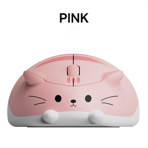 Mini Mouse Inalámbrico con Diseño de Gato Adorable <span class=keywords><strong>para</strong></span> Niñas, con 2.4GHz+ USB, Alimentación por Baterí<span class=keywords><strong>a</strong></span> y Diseño Ergonómico - Product Image 2