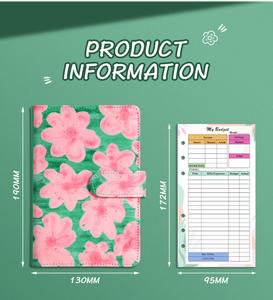 Housse Folio A6 personnalisée en cuir végétalien pour <span class=keywords><strong>cahier</strong></span> Vintage en cuir recyclé Carnet tableau blanc Capybara chinois - Product Image 6