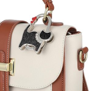 Gancho Metálico Artesanal con Diseño de Gato para Mesa, Barra, Bolso, Cartera, Organizador Portátil, Soporte de Almacenamiento para Escritorio - Product Image 3