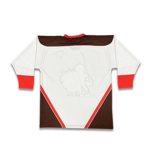 เสื้อกีฬาฮอกกี้น้ำแข็งทีมเยาวชนเสื้อทีมตาข่ายออกแบบปักโลโก้ได้ตามต้องการ - Product Image 4