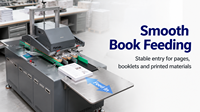 Imprimante automatique à jet d'encre multicolore haute vitesse pour les bords des livres, avec une haute résolution pour l'impression de carnets et de livres