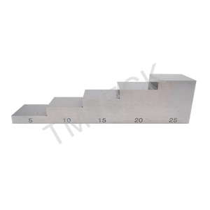 Bloque de Calibración de Acero 1018 TMTECK de 5 Pasos (5mm/10mm/15mm/20mm/25mm) para Medidor de Espesor - Product Image 1