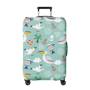 Funda para Maleta de Viaje con Ruedas Giratorias, Cierre de Cremallera, Diseño Impreso en 3D, Ecológica, Protección para Viajes de Negocios - Product Image 3