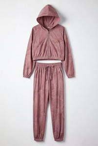 High Quality Black Printed Gym Tracksuit Subtle Texture Pattern Hooded <b>Jacket</b> Joggers <b>Workout</b> - Product Image 2