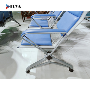 कारखाने की बिक्री प्रत्यक्ष अस्पताल फर्नीचर अस्पताल ट्रांसफ्यूजन चेयर 3-सीटर चमड़े की पंखा कुशन चेयर - Product Image 6