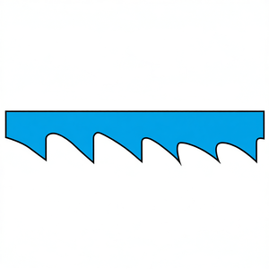 Cuchillas de sierra de cinta bimetálicas Fervi para corte de metal 3/8 pulg. x 14 TPI x 10 pies - Product Image 2