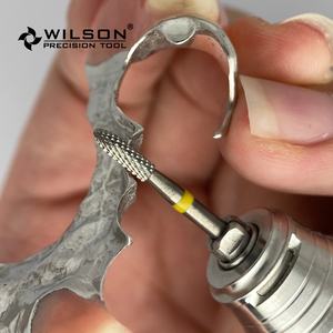 Fresas de Laboratorio de Carburo de Tungsteno HP de Corte Cruzado Superfino para Recortar Metal WILSON PRECISION TOOL ISO 500 104 Fresas de Extremo <span class=keywords><strong>CAD</strong></span>/CAM FG/RA - Product Image 2
