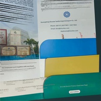 Carpeta de Archivo A4 de Papel Kraft con Cubierta Estampada en Caliente Dorada y Plateada, Carpeta de una Sola Hoja, Paquete de Contrato, Cubierta Impresa para Insertar Documentos